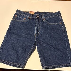 Levi's Men's Dark Blue Jean Shorts